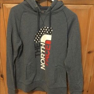 North Face sweatshirt